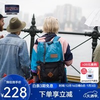 JANSPORT杰斯伯双肩包男女户外旅行运动登山背【下单前请认真看瑕疵说明】 0F3 冷藍（瑕疵）