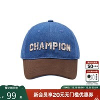 Champion冠军秋季新款棒球帽校队pro男女休闲情侣运动遮阳帽子 蓝色 均码
