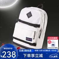 JANSPORT杰斯伯双肩包男背包书包女多隔层高中大学生包 47KX88T 初雪/奶灰白-侧袋+隔层