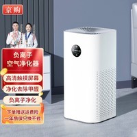 京购甄选空气净化器除甲醛除烟味负离子过滤除灰尘除雾霾粉尘家用家电消毒机 【方形款】负离子+三层过滤