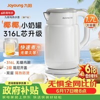 九阳（Joyoung）【价保618】热水壶烧水壶电热水壶 双层壶体316L不锈钢 一体无缝内胆 K17FD-W116