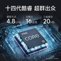 五色鱼14代酷睿i5 16G+1TB RX7600XT 8G独显办公游戏台式电脑台式机电脑主机全套整机
