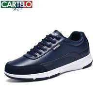 卡帝乐鳄鱼男鞋春夏透气超轻男士休闲鞋百搭减震跑步网面鞋薄款青少年运动鞋 深蓝[四季款]QH2058 41