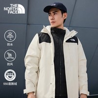北面（The North Face）北面冲锋衣男秋冬新款户外防水保暖550蓬鹅绒内胆三合一88RK/8GJ6 8GJ6/ROU 550蓬鹅绒内胆 L