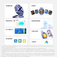 小米(MI)儿童电话手表 星雾紫 旗舰款 翻转双摄大屏楼层定位防水支持微信NFC学生初高中青少年男女智能手表