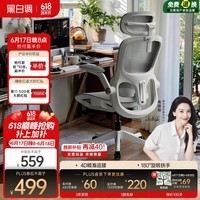 黑白调P2Pro二代人体工学椅电脑椅办公椅电竞椅子人工力学座椅4D腰托