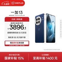 一加 13 16GB+512GB 蓝调时刻 oppo 国家补贴 高通骁龙®8至尊版 6000mAh 冰川电池 智能AI游戏5G手机