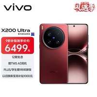 vivo X200 Ultra 16GB+512GB 红圈 蔡司三大定焦大师镜头 蓝图自研影像双芯  V单相机 AI手机