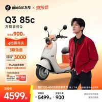 九号（Ninebot）【千玺同款】Q3 85c 电动摩托车 智能智驾 长续航【门店自提】 到门店选颜色