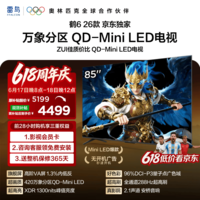 FFALCON雷鸟【价保618】鹤6 26款 85英寸 万象分区1300nits 安桥音响288Hz高刷 平板游戏电视85R69A