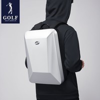 高尔夫（GOLF）双肩包男士休闲背包男女初中高中大学生电脑书包旅行包【Q】 款式3-银色
