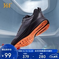 361°运动鞋男飞翼4秋季网布透气厚底减震徒步跑步鞋子男672432236F-4