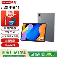 联想小新平板11 2025 Pad 2024 11英寸 2.5K 护眼屏 90Hz高刷屏 娱乐影音学习办公网课AI学习平板 【2025】灰丨6G+128G WIFI 官方标配