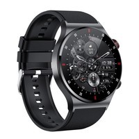 XVIVI WATCH GT3智能运动手表测心率血压血氧音乐控制拍照计步蓝牙通话消息推送计步手环 黑色