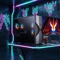 联想（Lenovo）联想来酷斗战者锋7000游戏主机台式电脑(13代i5-13400F RTX5060TI 8G显卡 16G 1TB )24.5英寸电竞
