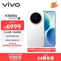 vivo X300s 16GB+1TB 银白 蔡司2亿超级主摄 蔡司APO超级长焦 144Hz蔡司大师色彩屏 拍照 AI手机