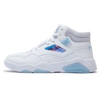 361°男鞋休闲鞋冬季潮搭加毛加绒保暖防寒舒适棉鞋休闲板鞋女 【男】361度白/冰河蓝6615B-1 42