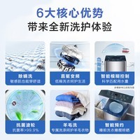 海尔波轮洗衣机全自动直驱变频10公斤大容量家用强动力防缠绕除菌螨一键智洗大神童 换新补贴20% 10kg直驱变频+超净洗1.14+桶自洁+羊毛洗