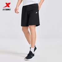 特步（XTEP）短裤男五分裤夏装新款运动裤透气速干裤跑步健身男裤子 正黑色-0170（吸湿速干-五分裤）-男 S