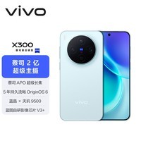 vivo X300  12GB+256GB 自在蓝 【地方补贴专享版】蔡司2亿超级主摄 蔡司APO超级长焦 拍照 AI手机