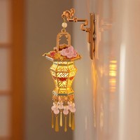 木易Mui北京冰箱贴金属可发光故宫博物馆文创天坛颐和园天安门旅游纪念品 故宫花篮宫灯·冰箱贴