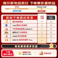海尔(Haier)小神童系列全自动波轮洗衣机 8KG小型家用 超净洗1.1高洗净比 租房神器懒人健康抗菌 EB80Z33Mate1 小神童系列EB80Z33Mate1 波轮 8kg