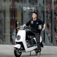 立马（LIMA）电动摩托车H8 66公里续航超威72V20Ah铅酸电池电瓶车校园家用出行通勤必备电动车 梦幻白