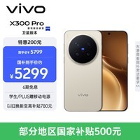 vivo X300 Pro 卫星通信版 12GB+512GB 旷野棕 蔡司2亿APO超级长焦 蓝图影像双芯 拍照 AI手机