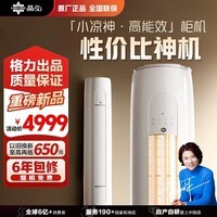 格力（GREE）出品 晶弘空调 小凉神 3匹/2匹 新一级能效变频 立柜式客厅节能省电柜机 小凉神 3匹 一级能效【性价比神机】