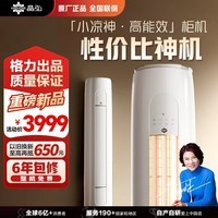 格力(GREE)出品 晶弘空调 小凉神 3匹/2匹 新一级能效变频 立柜式客厅节能省电柜机 小凉神 2匹 一级能效【性价比神机】