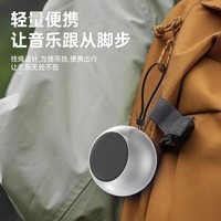 艾勒丝汀【户外便携露营丨无线蓝牙音响】低音炮mini大音量金属超长续航收款音箱旅行柏林之声音乐播放器 【金属银】360°全景音效丨便携迷你 双重低音炮丨大音量丨超长续航