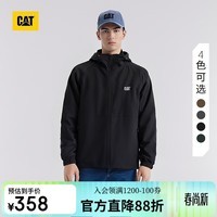 CAT卡特秋新品男士户外休闲轻便LOGO教练夹克美拉德薄外套