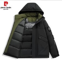 皮尔卡丹(pierre cardin)2025冬季加厚保暖棉衣男士休闲百搭防寒外套棉服袄子棉袄冬 黑色 XL