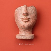 洛阳龙门石窟发光冰箱帖纪念品磁贴牵手姐妹佣博物馆文创伴手礼物 半面佛-冰箱贴