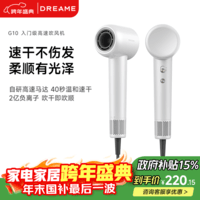 追觅G10高速吹风机家用电吹风大功率速干吹风筒负离子大风力低噪音礼物无叶吹风机 白色哑光AHD11B