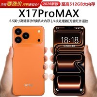乐视TV X17ProMax 全新Ai智能手机八核超薄大屏游戏电竞安卓百元学生老年专用可用5G卡长续航 64GB 橙色