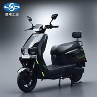 嘉陵电动摩托车 可上牌京东自营长续航智能电动车高功率72V20Ah 天能电池【苍穹·装甲陨铁黑】