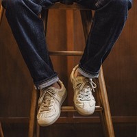 马登荒漠沙丘复古德训鞋男夏秋季新款小众帆布运动休闲鞋轻便软底板鞋 纳瓦霍黄   41