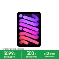 Apple/苹果【教育优惠】iPad mini (A17 Pro) 8.3英寸 平板电脑(128G WLAN版/mini7/MXN93CH/A)紫色