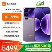 小米(MI)小米17pro 政府补贴 徕卡影像 第五代骁龙8至尊版 新品手机 冷烟紫 16GB+1024GB 【国家补贴 免息】