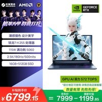机械革命蛟龙16Pro 潮玩版2026 (R7 H255  RTX5060 )游戏笔记本电脑