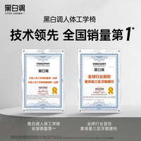黑白调E3Pro 4代人体工学椅电脑椅子办公椅电竞椅人工力学座椅暮山紫
