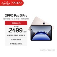 OPPO Pad 3 Pro 8GB+256GB 晨曦金【12.1英寸3K办公游戏学习超清原彩屏】平板电脑  一加平板京东自营