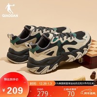 乔丹运动鞋男鞋红色新年款春季厚底增高老爹鞋舒适轻便休闲鞋新年限定