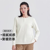 拓路者（Pioneer Camp）户外抓绒衣女秋冬季新款立领开衫保暖摇粒绒防风加绒加厚运动外套 米白 M