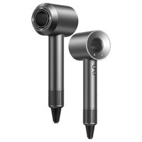 圣西曼无叶不伤发正品吹风机酒店风筒家用静音大功率发廊大功率护发电吹风 【银灰色】单风嘴送支架顶配版 3米线