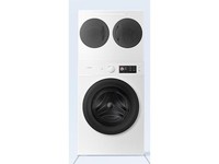 海信（Hisense）璀璨棉花糖三筒E8Q-1全家筒洗衣机4合1热泵洗烘活水健康自由组懒人0手洗WH130E8Q-1+WV20W国家补贴 3洗3烘3智能投放|3直驱7变频多维减震 三筒 1.33至高洗净比|冷凝器自清洁|42℃低温柔烘