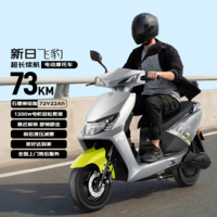 新日（Sunra）电动摩托车 飞豹【限时促销】6块铅酸电池72v续航踏板电车家用通勤代步电摩电动车电瓶车