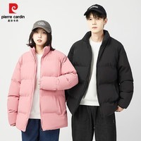 皮尔卡丹（pierre cardin）2025冬季情侣加厚立领纯色百搭保暖休闲男女同款棉衣外套上衣 黑色 【单件黑色】 2XL