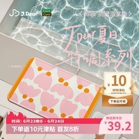 COMICOMI×JDear “夏日特调”吸水地垫-编织肌理感毯面防滑加厚40*60cm